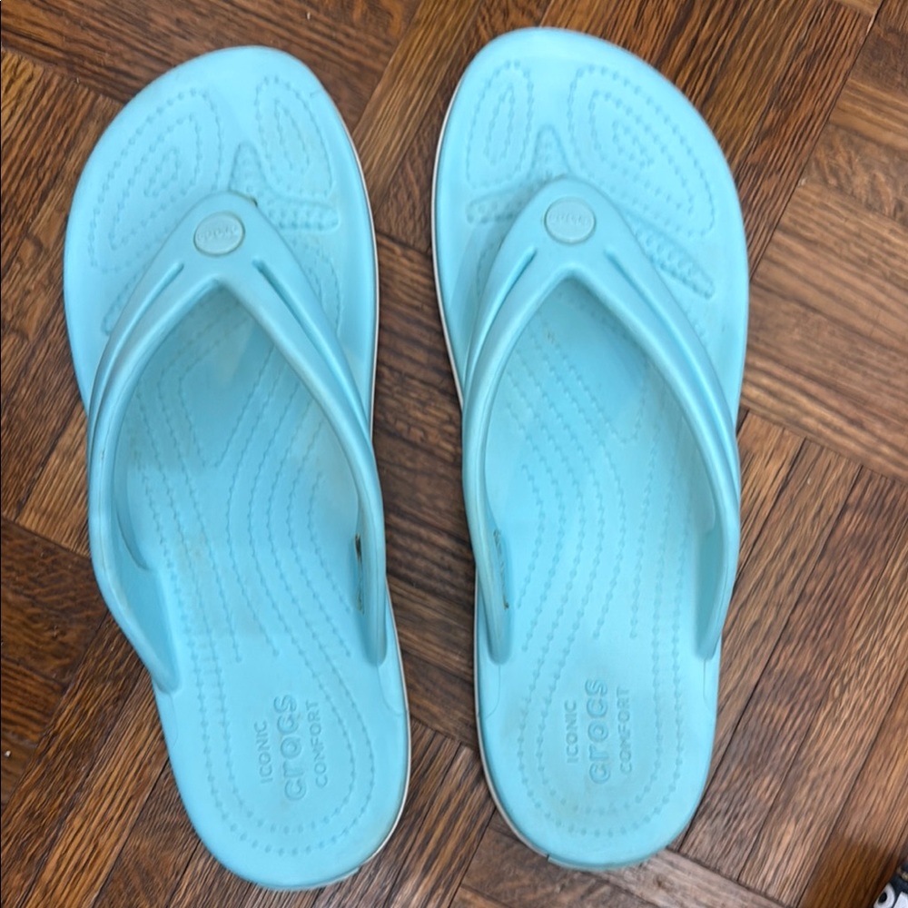 CROCS Sky Blue Sandals Women’s Size 10